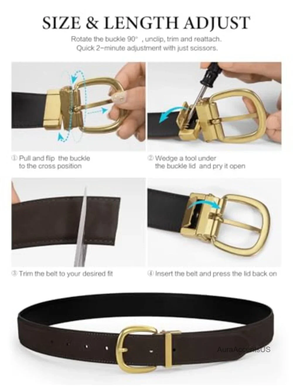Women's Suede Belt 1.3